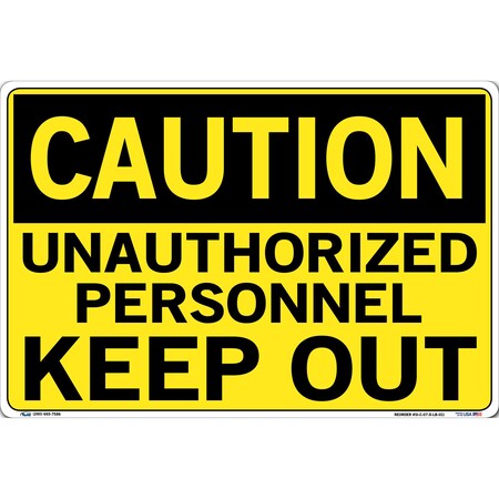 Vestil Vinyl Label Sign, 12-1/2" H, 18-1/2" W, Vinyl Label, Rectangle, English, SI-C-07-D-LB-011 SI-C-07-D-LB-011